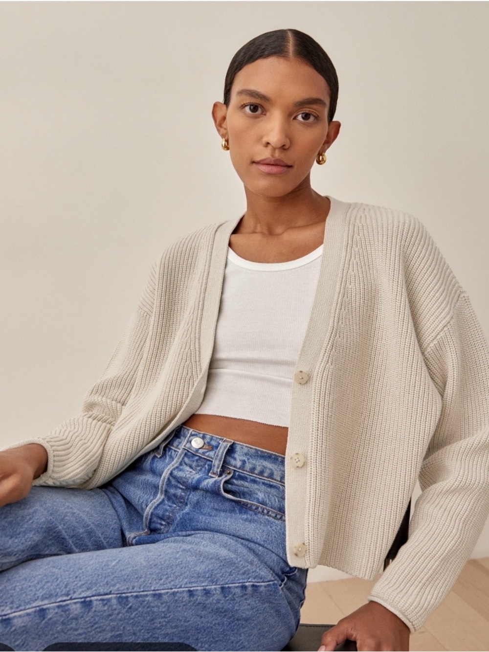 Reformation Elke Cardigan